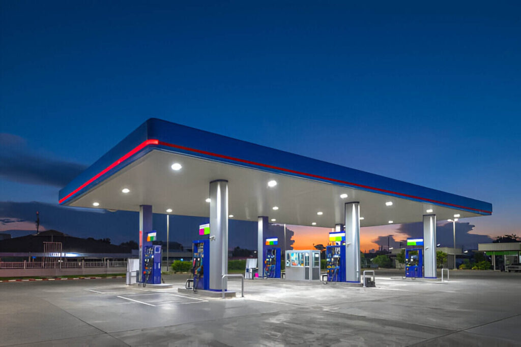 new gas station construction
